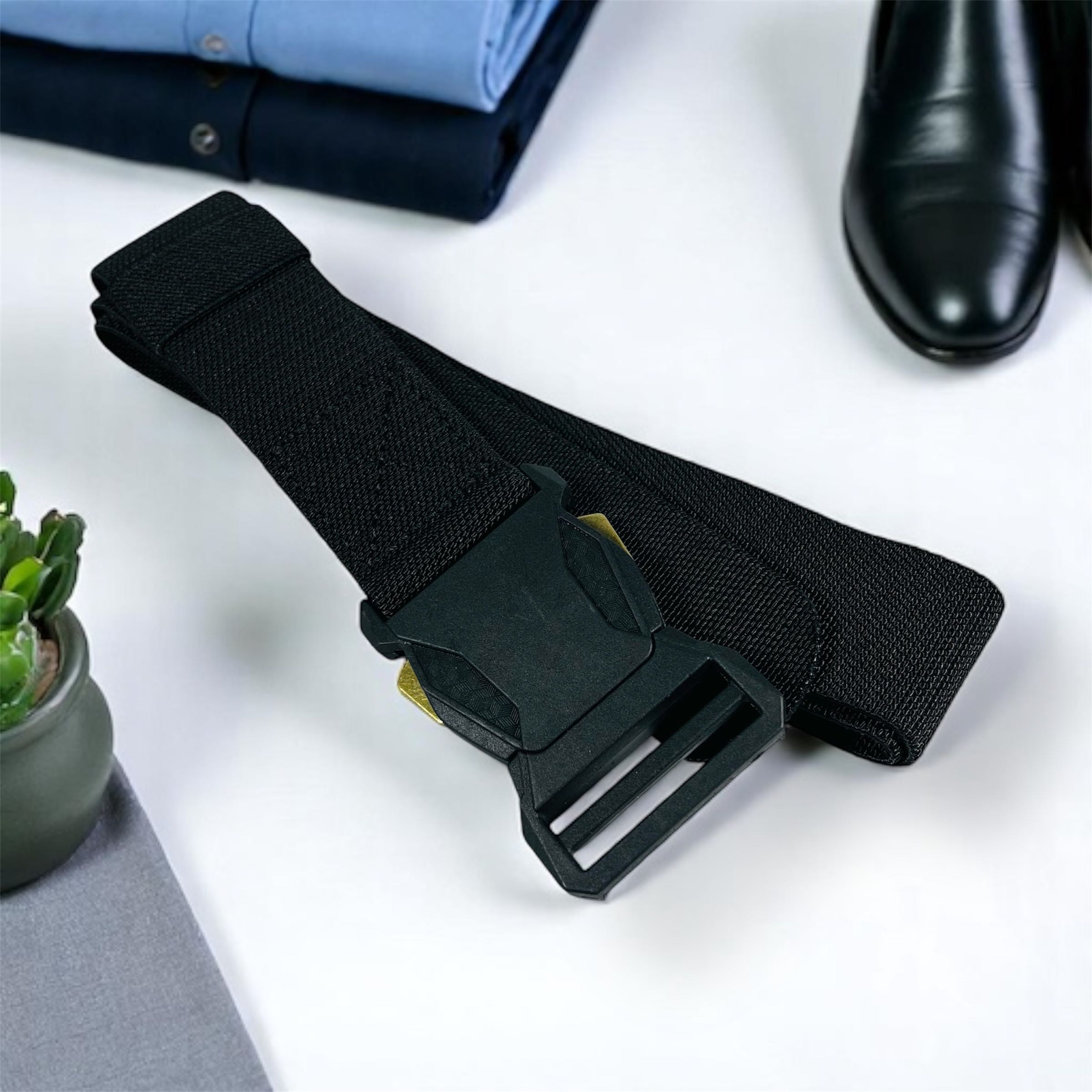 BERRYL Ikat Pinggang Pria Quick Release Pluggable Buckle 120cm - B-120