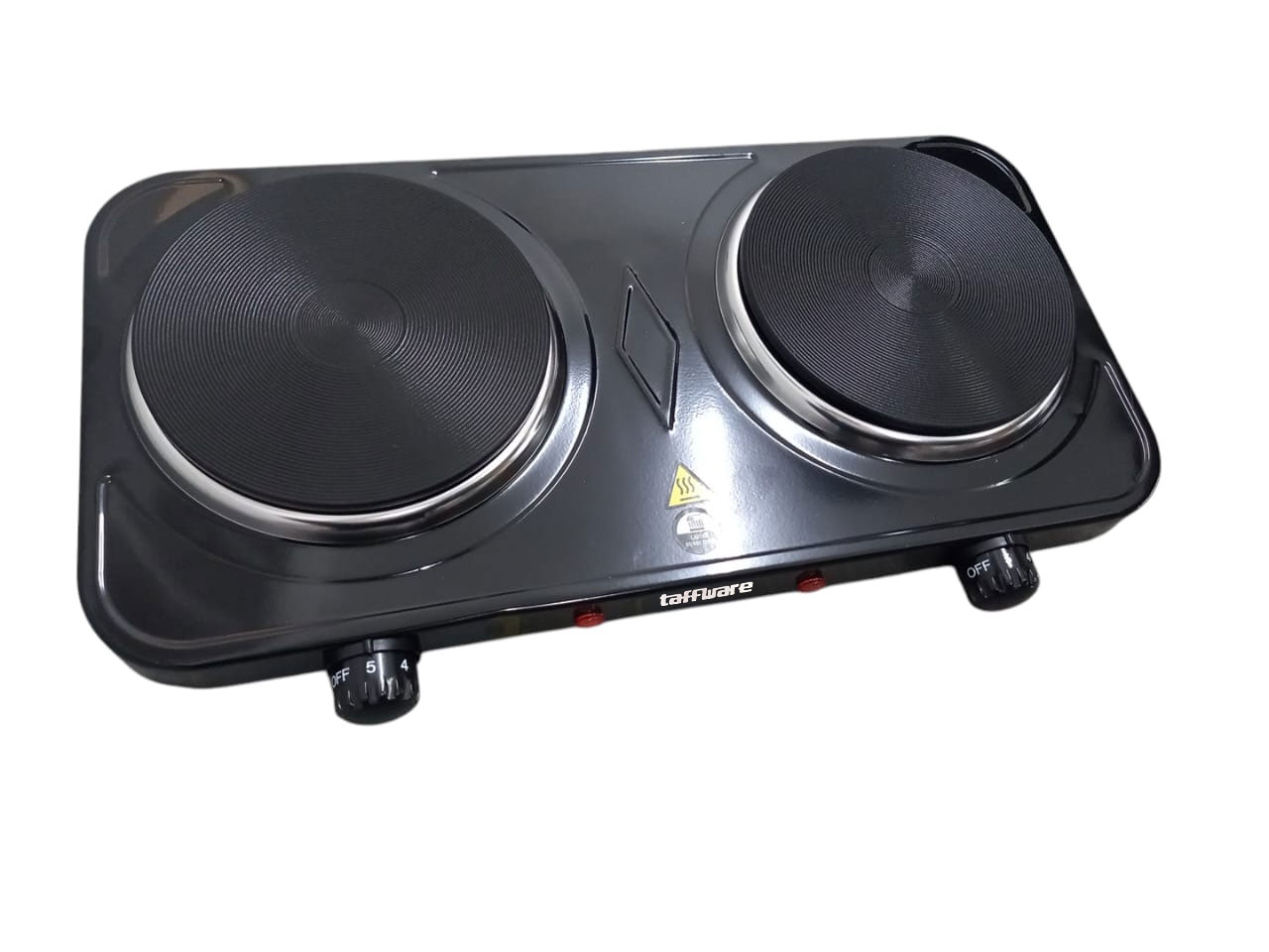 Taffware Kompor Listrik 2 Tungku Portable Hot Plate 2000W - WY-04B