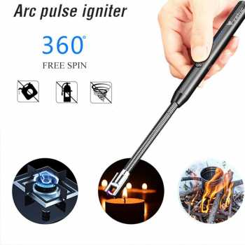 Firetric Korek Api Elektrik Arc Cigar Lighter USB Windproof - JL891-2