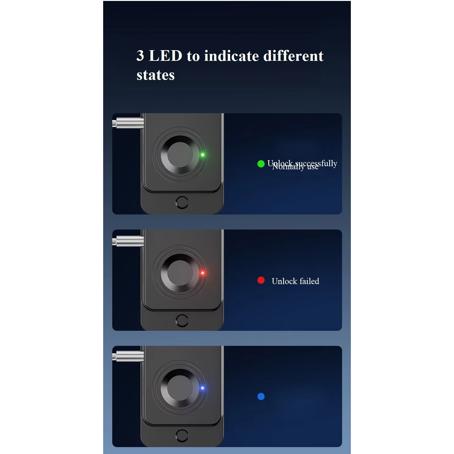 ELENX Smart Lock Cabinet Locker Fingerprint Kunci Lemari Digital - FQ20