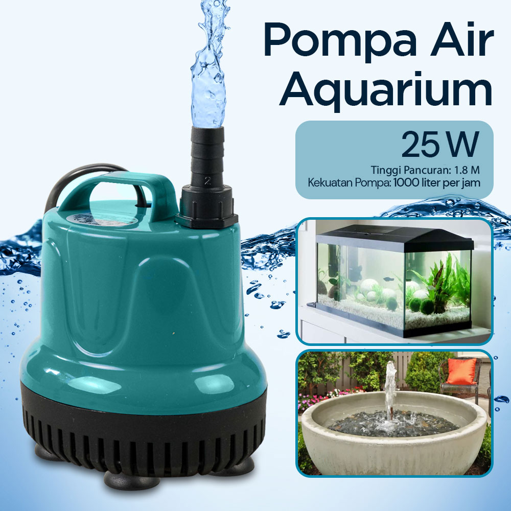 DONG HONG Pompa Air Aquarium Mini Submersible Pump EU Plug 220V IPX8 - DHP