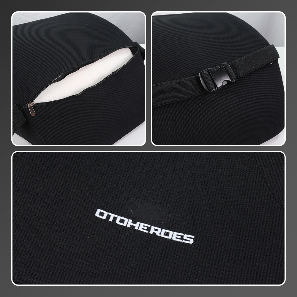 OTOHEROES Bantal Leher Mobil Ergonomis Memory Foam Car Headrest Pillow - MG-2269