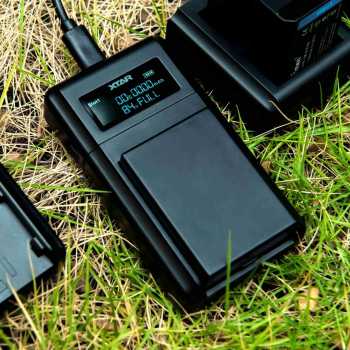 XTAR Charger Baterai Kamera Digital LCD Canon Fast Charging 2 Slot - VN2 LP-E8