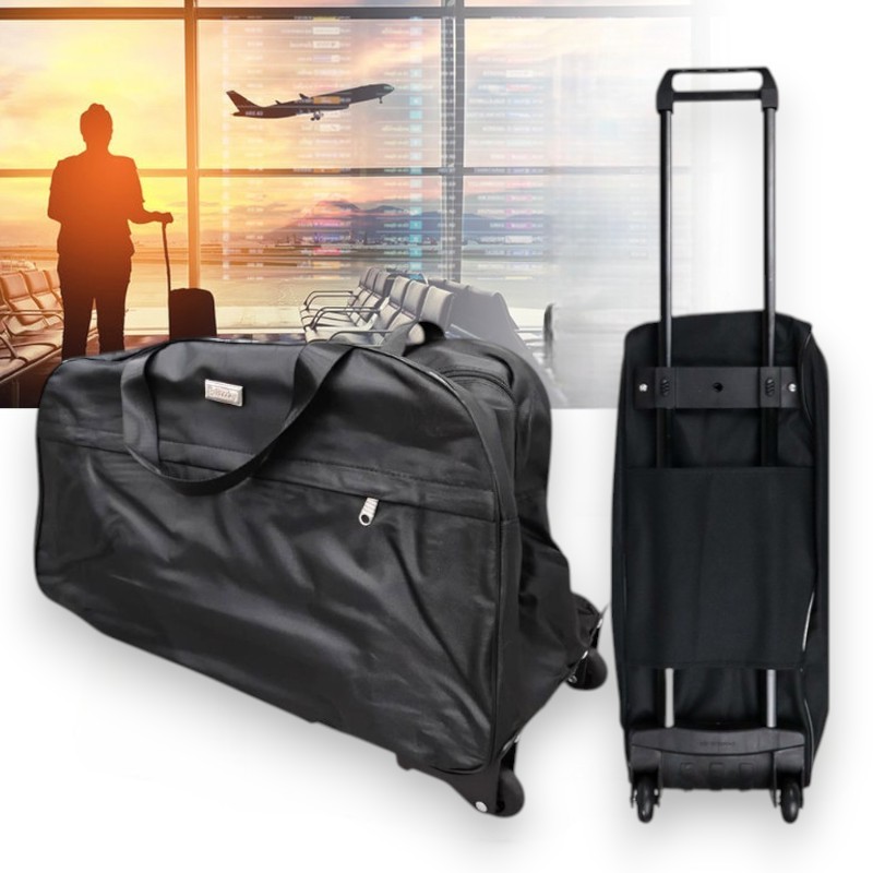 Rhodey Tas Koper Duffel Travel Bag with Trolley Size L