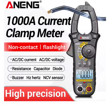 ANENG Digital Multimeter Tang Ampere Voltage NCV Tester Clamp 1000A - CM84