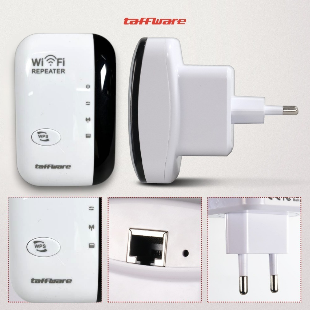 Taffware Wireless-N WiFi Repeater 300Mbps - MT02