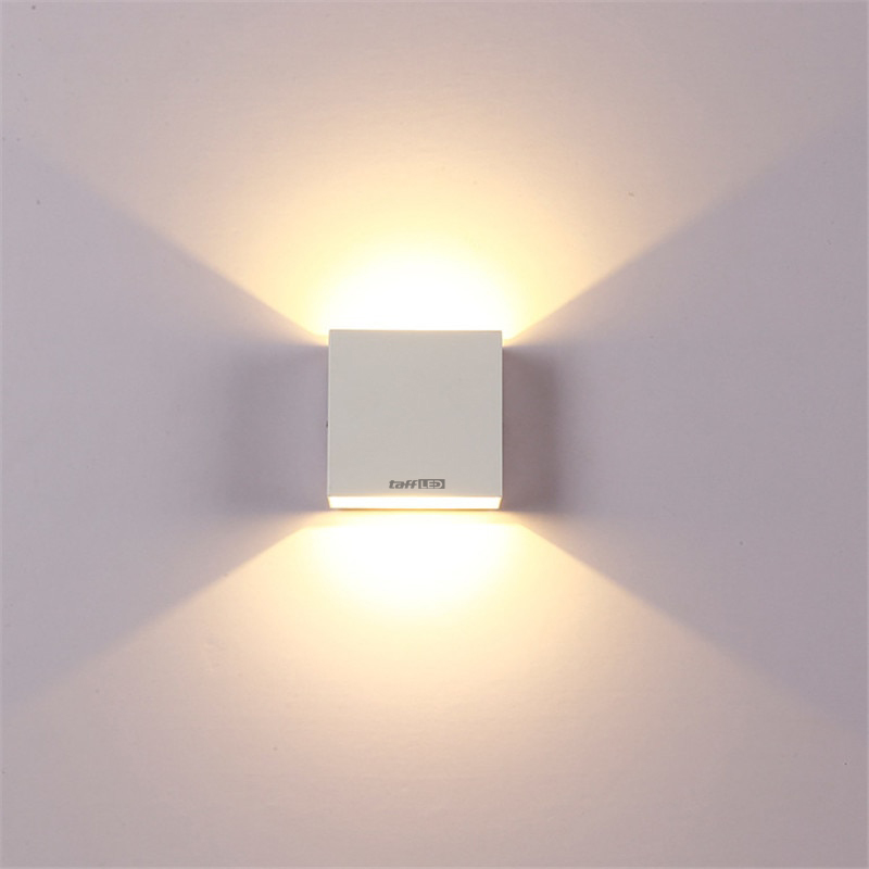 TaffLED Lampu Dinding Hias Outdoor Modern Aluminium 6W Warm White - MSL021