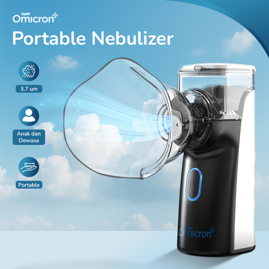 TaffOmicron Alat Terapi Pernapasan Handheld Nebulizer Inhaler Atomizer - YK-N3AA