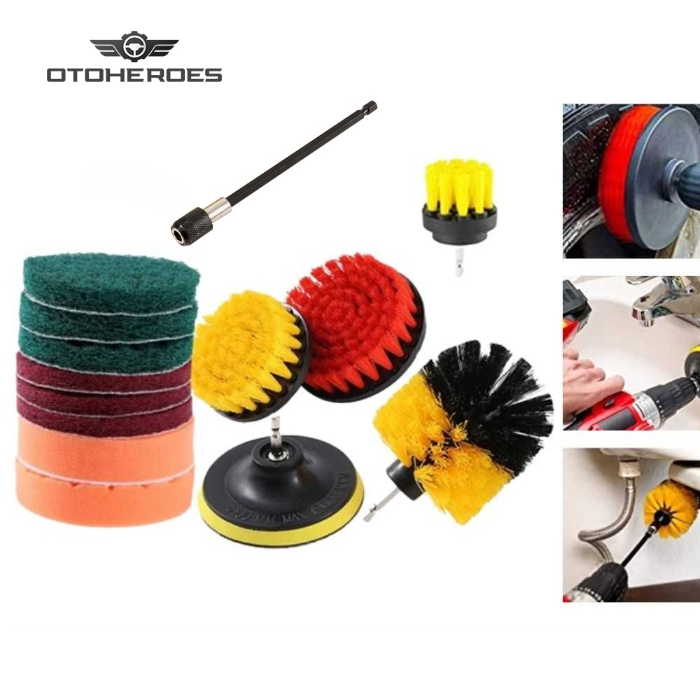 OTOHEROES Kepala Sikat Pembersih Brush Car Polisher Kit 14 PCS - UT760