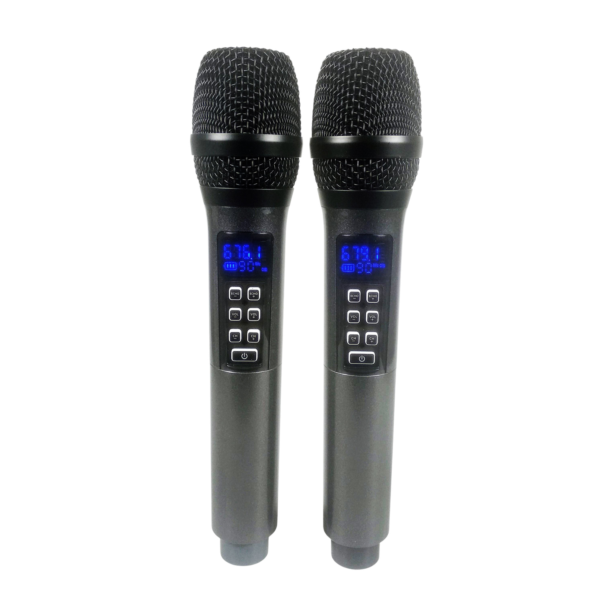 Rellent Mikrofon Karaoke Mic Wireless UHF Portable KTV - D300