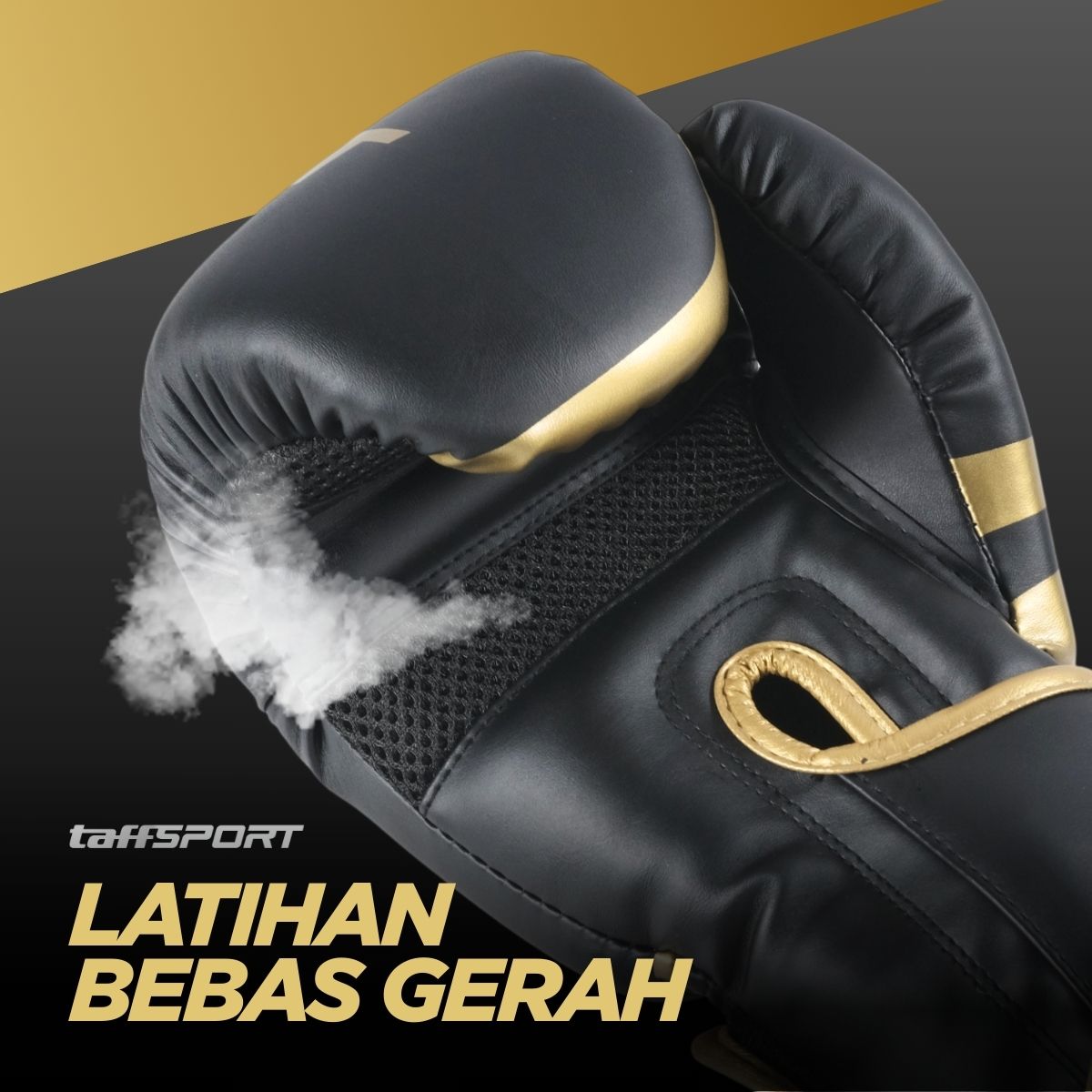 TaffSPORT Sarung Tangan Tinju Muay Thai Boxing MMA Breathable - PRO-BG-BN03