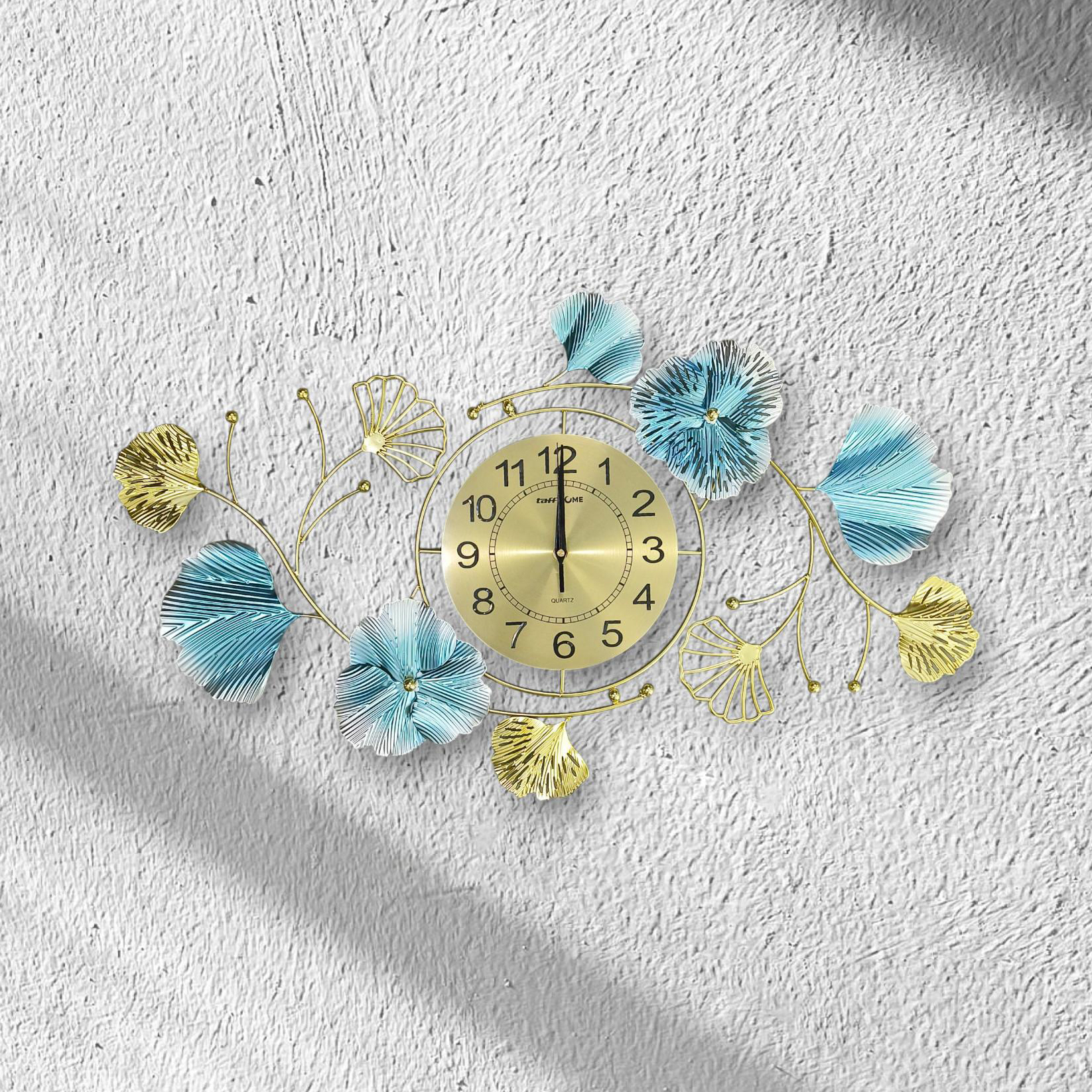 TaffHOME Jam Dinding Quartz Iron Luxury European Style - A1690