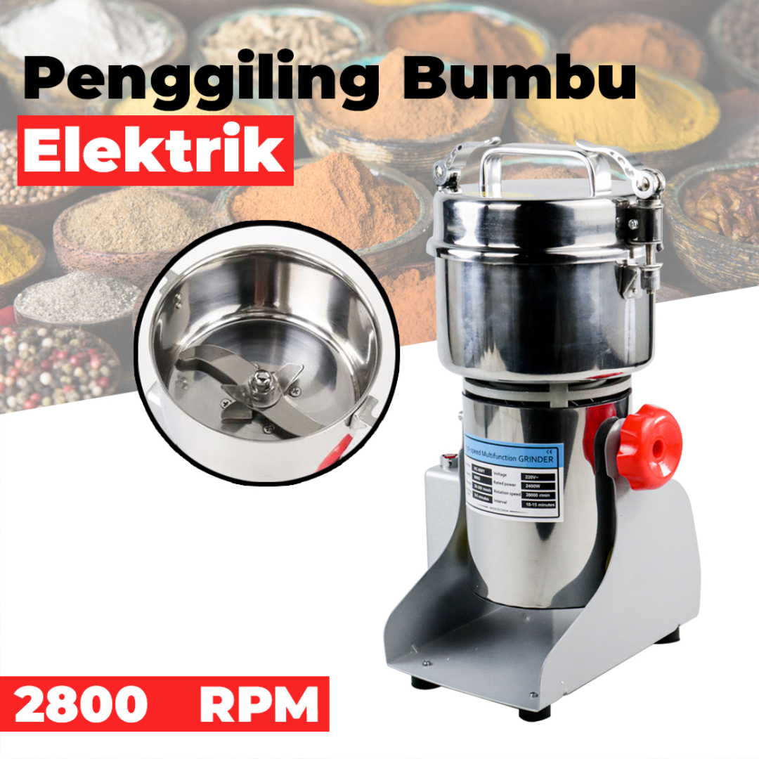JING GONG Penggiling Bumbu Kering Elektrik Spices Grinder 800g 2400W - HC-800Y