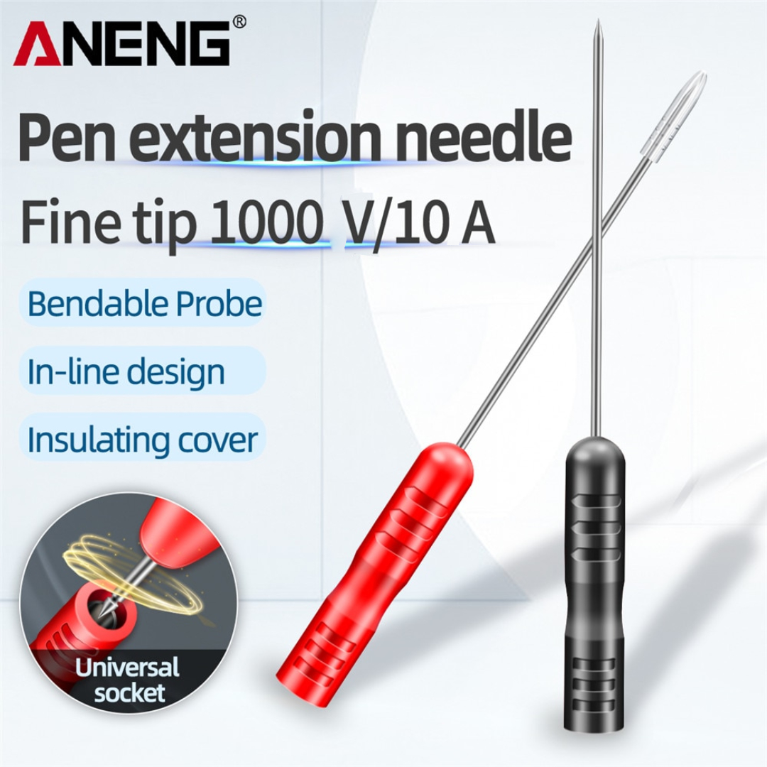 ANENG Konektor Jarum Multimeter Probe Test Lead Extension 3mm 2 PCS - PT2003