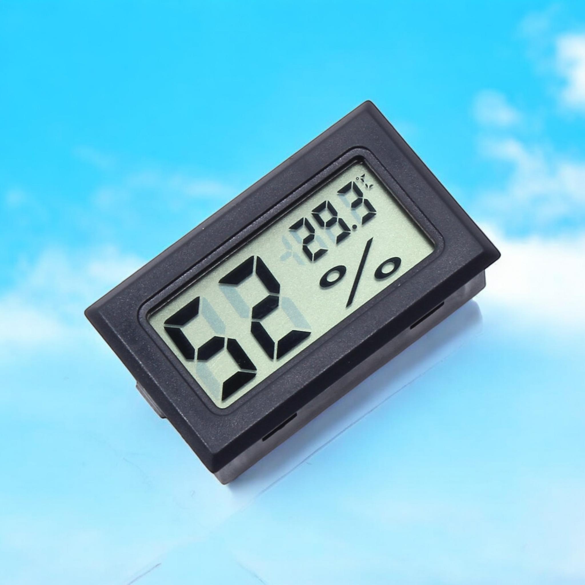OOTDTY Digital Thermometer Hygrometer Humidity Built-In Probe - SD583