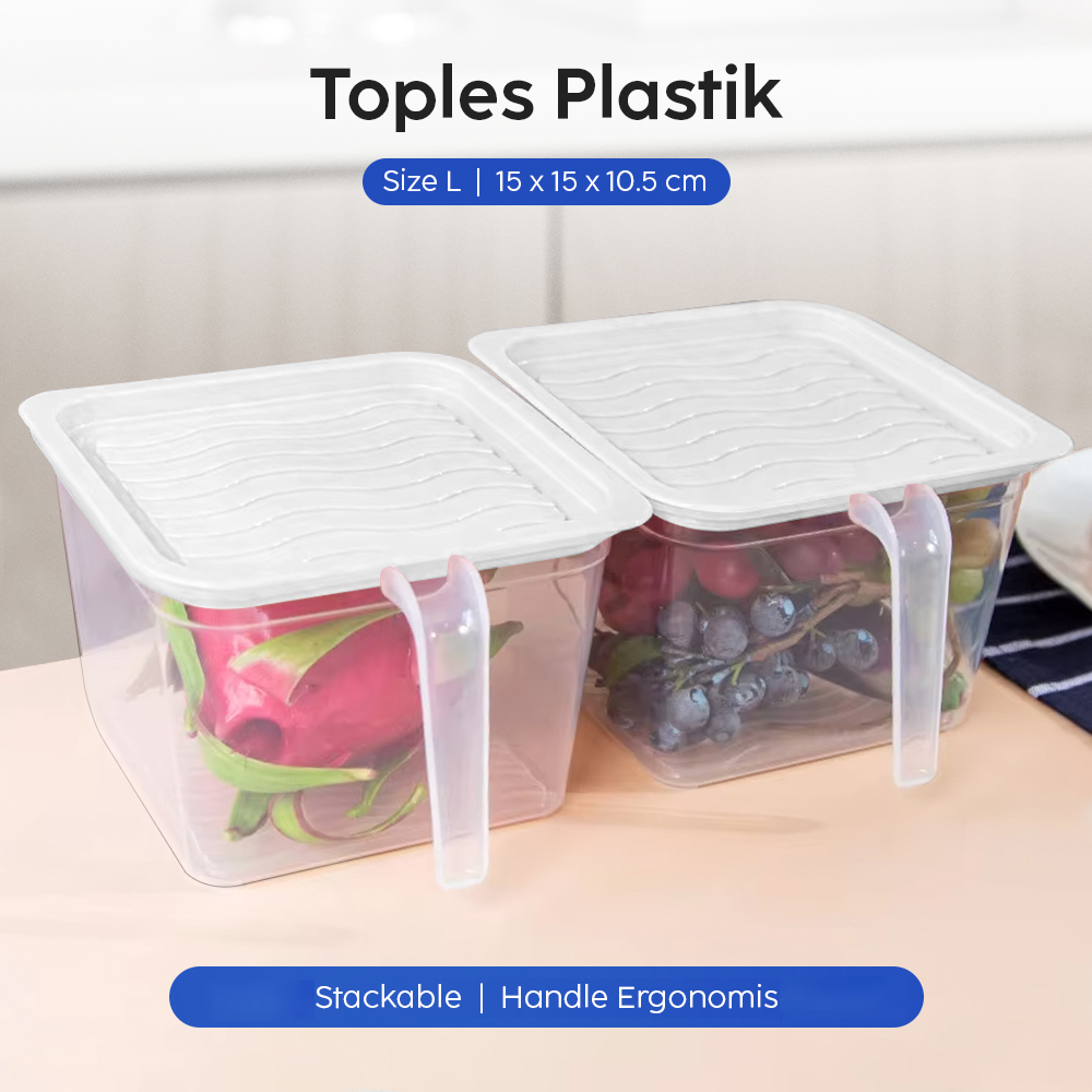 OTHERHOUSE Toples Plastik Penyimpanan Makanan Storage Jar 2.363L - H1212