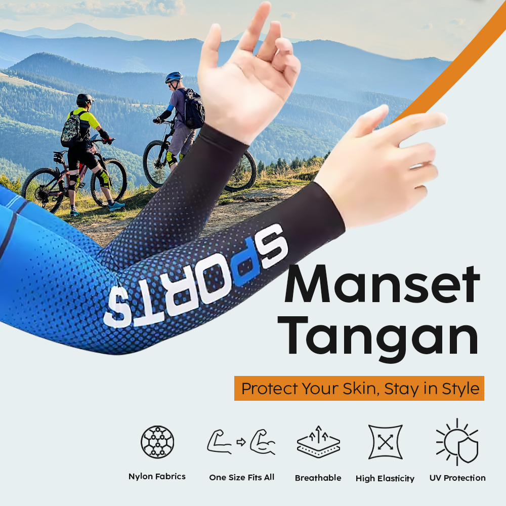 WOSAWE Sarung Pelindung Lengan Tangan Manset Arm UV Protection Sleeve - BX101