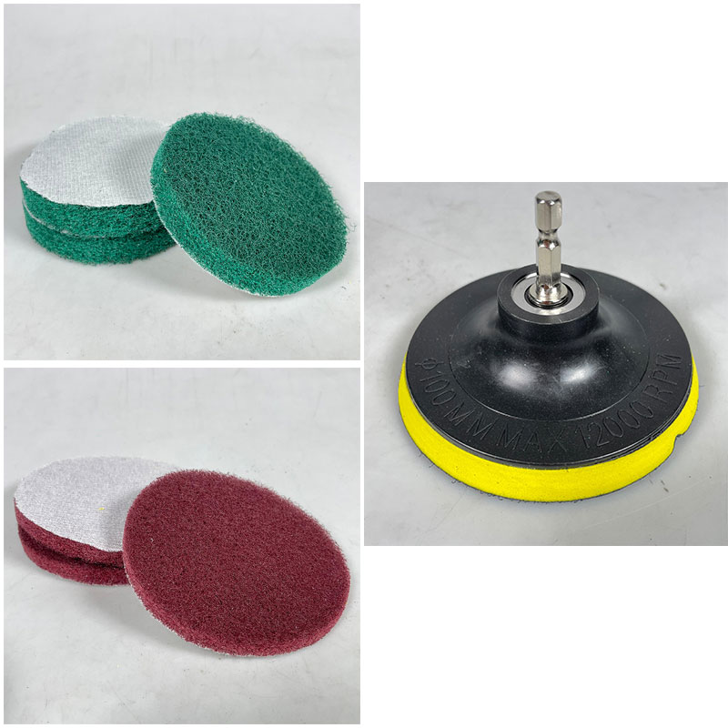 Tress Kepala Sikat Pembersih Car Polisher Bathroom Kit 12 PCS - INU03
