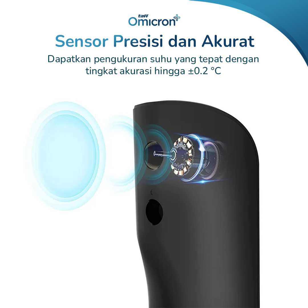 TaffOmicron Termometer Suhu Badan Digital Thermogun Infrared Dual Mode - IR-FM01 - Gambar 2