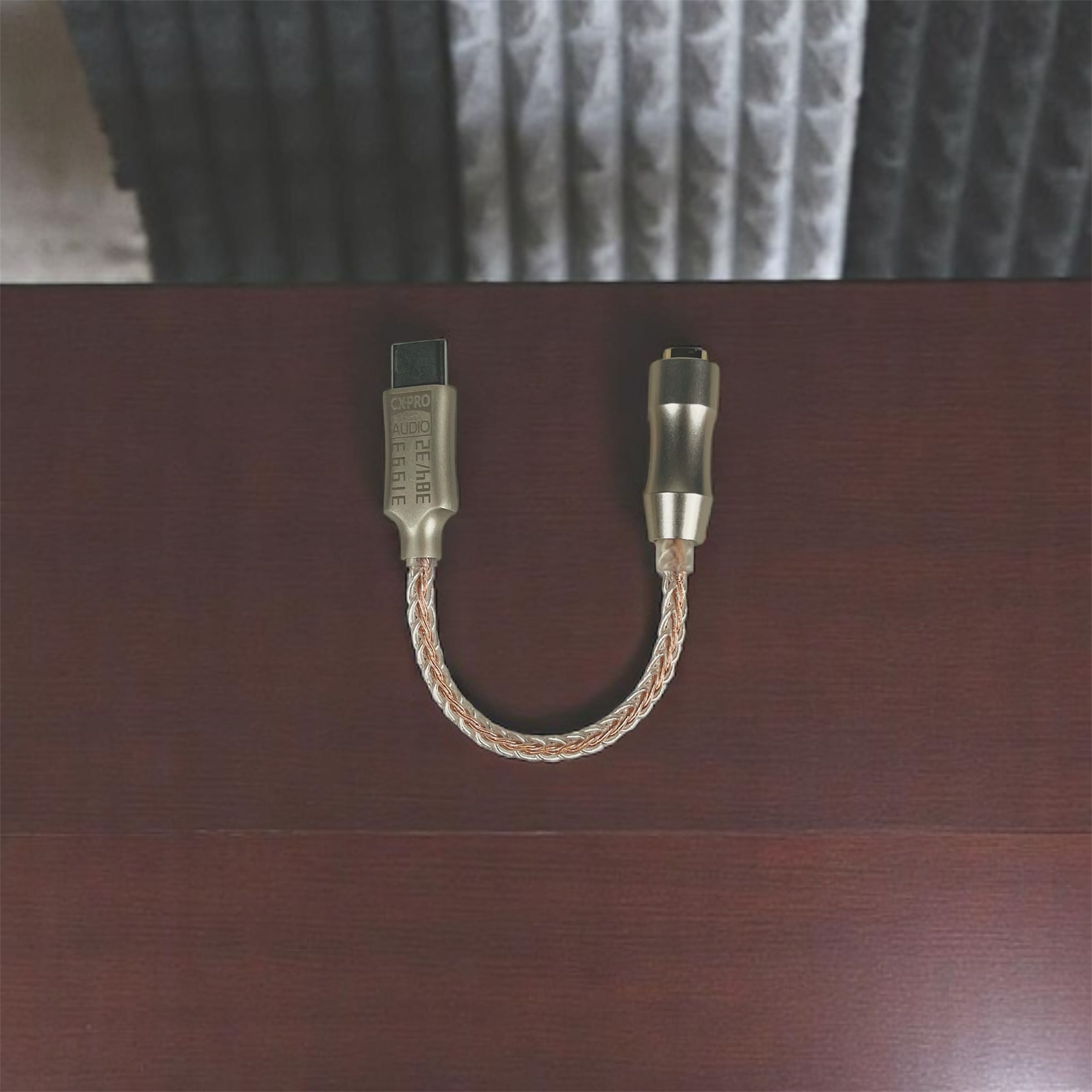 ALAC Kabel USB Type C ke 3.5mm Adaptor HiFi DAC Realtek ALC5686 Chip - CX-PRO