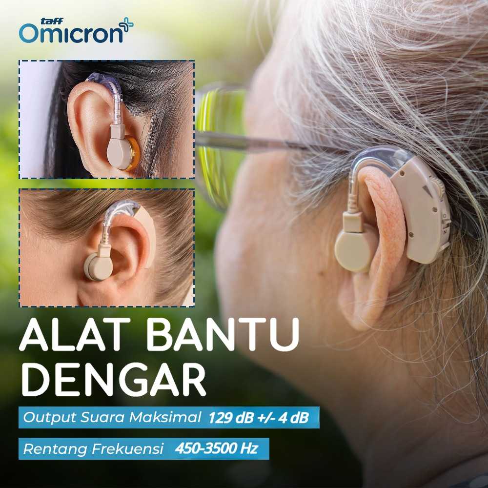 TaffOmicron Earphone Alat Bantu Dengar In Ear Hearing Aid 129dB - F-139 - Gambar 4