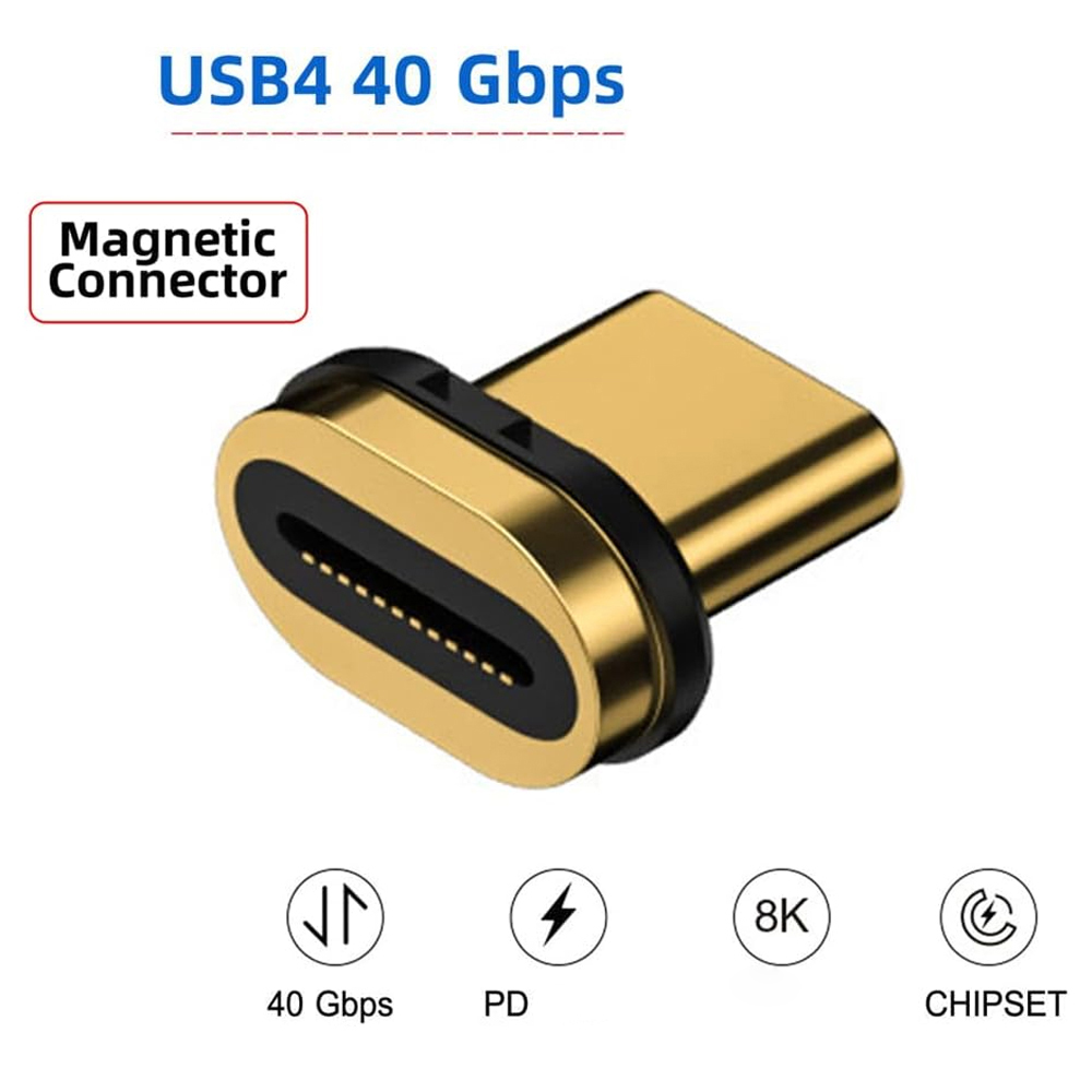 Chenyang Head Magnetic Connector USB Type C 4.0 Plug 40Gbps 140W - CH-42