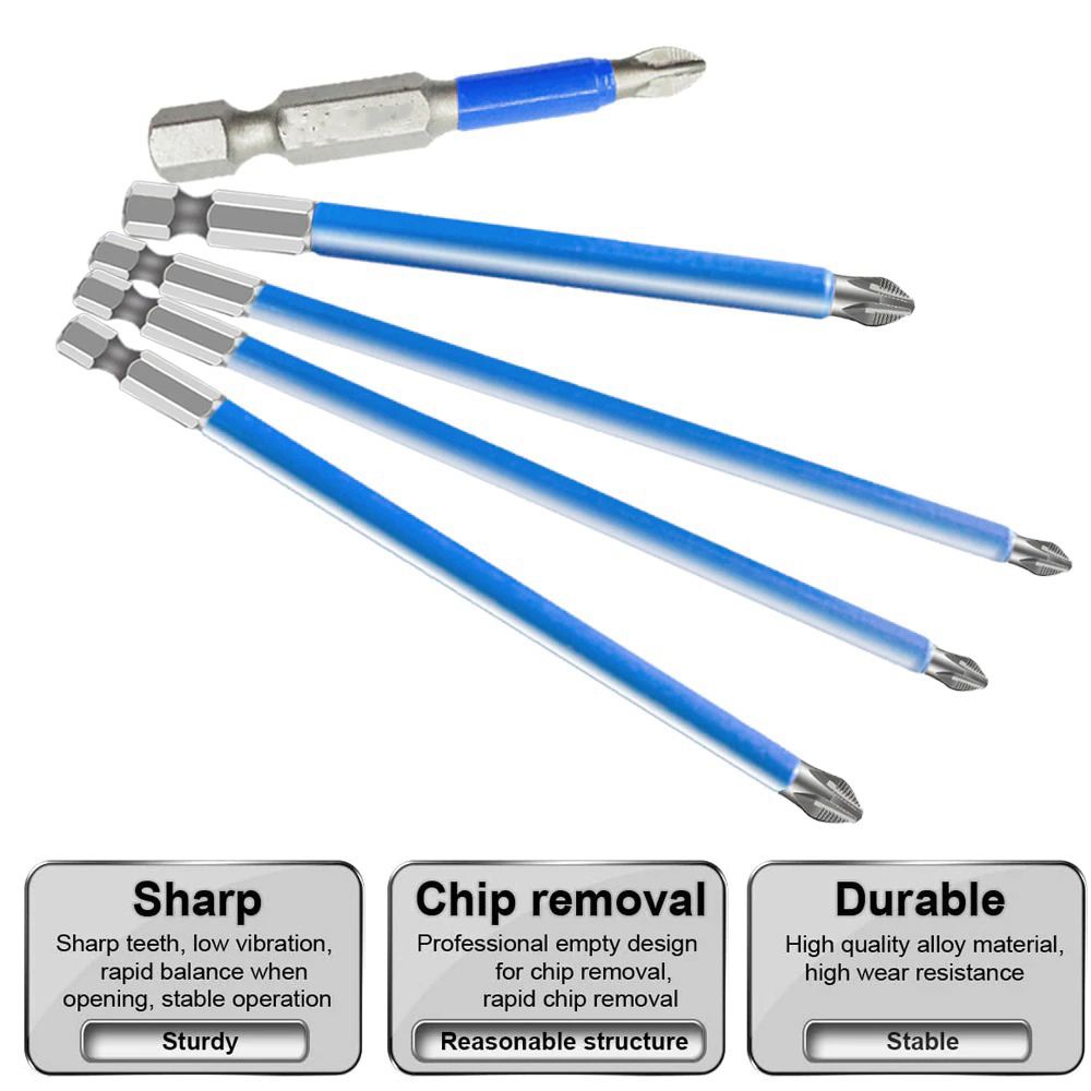 DIZAINLIFE Kepala Obeng Plus Phillips Magnetic Screwdrivers PH2 5 PCS - S2