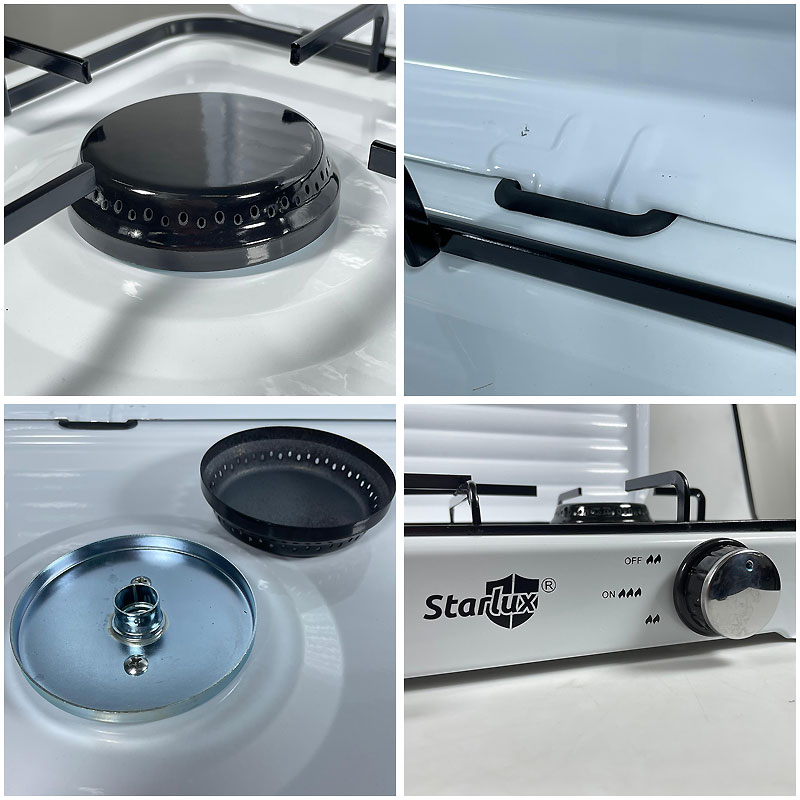 STARLUX Kompor Gas Portable 3 Tungku Tabletop Camping Stove - SGS-6003