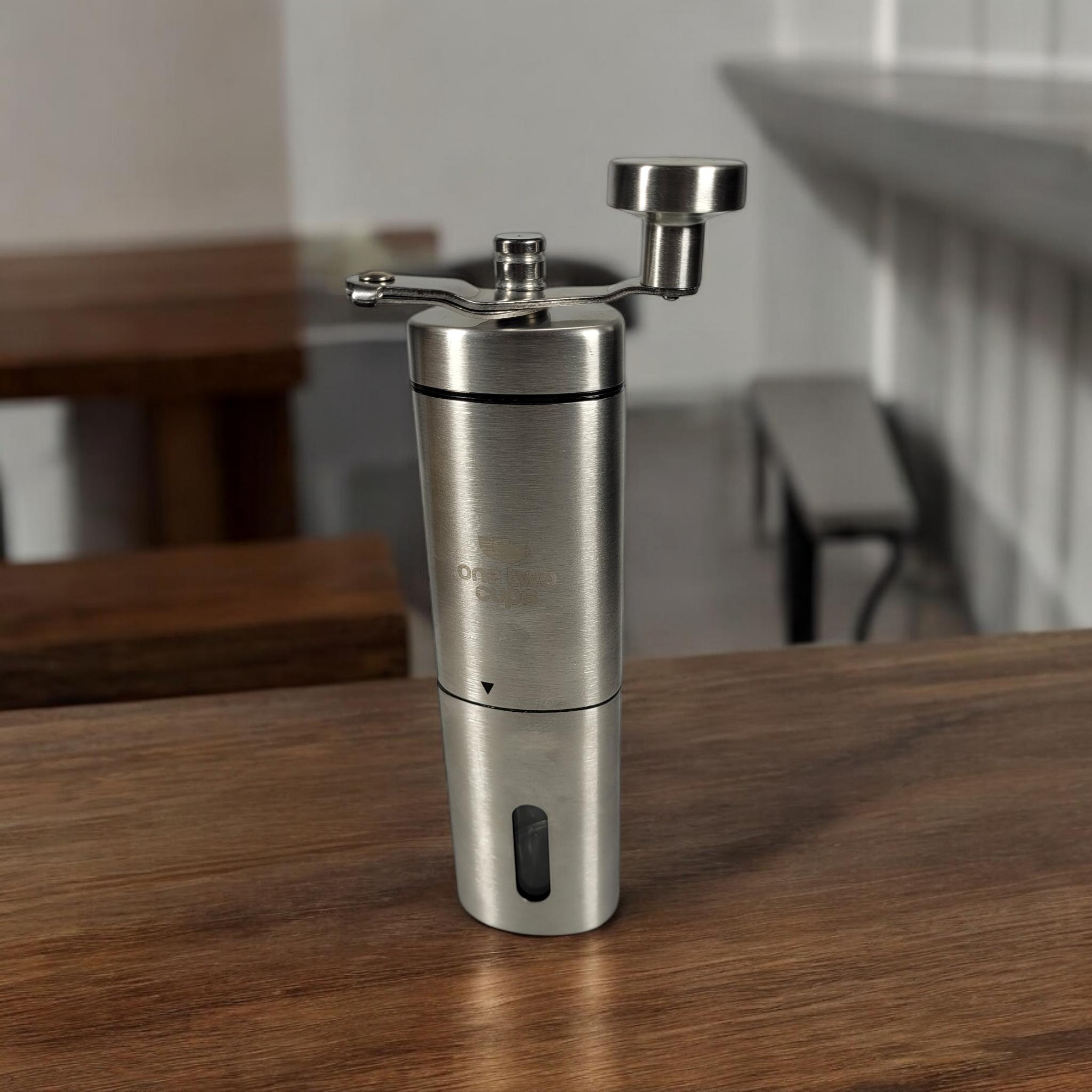 One Two Cups Alat Penggiling Kopi Manual Coffee Grinder Adjustable - EC03