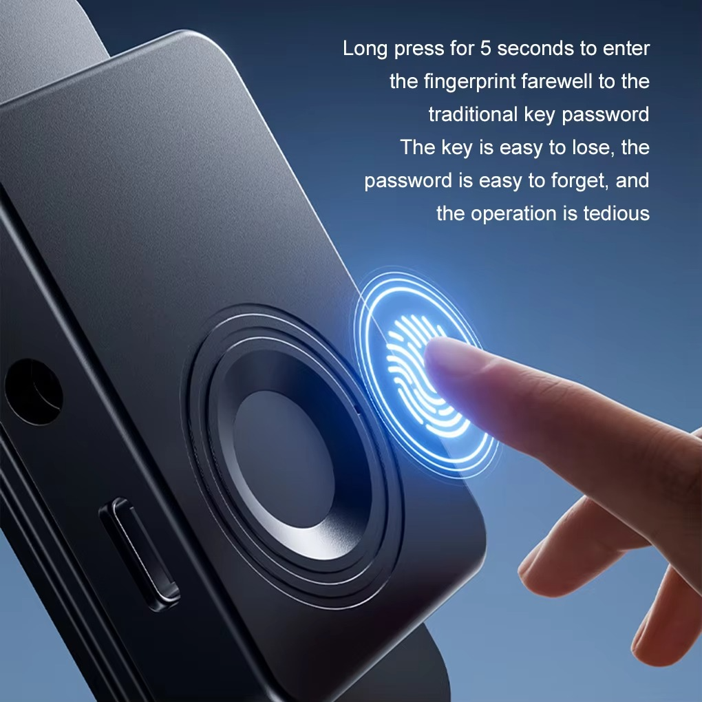 ELENX Smart Lock Cabinet Locker Fingerprint Kunci Lemari Digital - FQ20