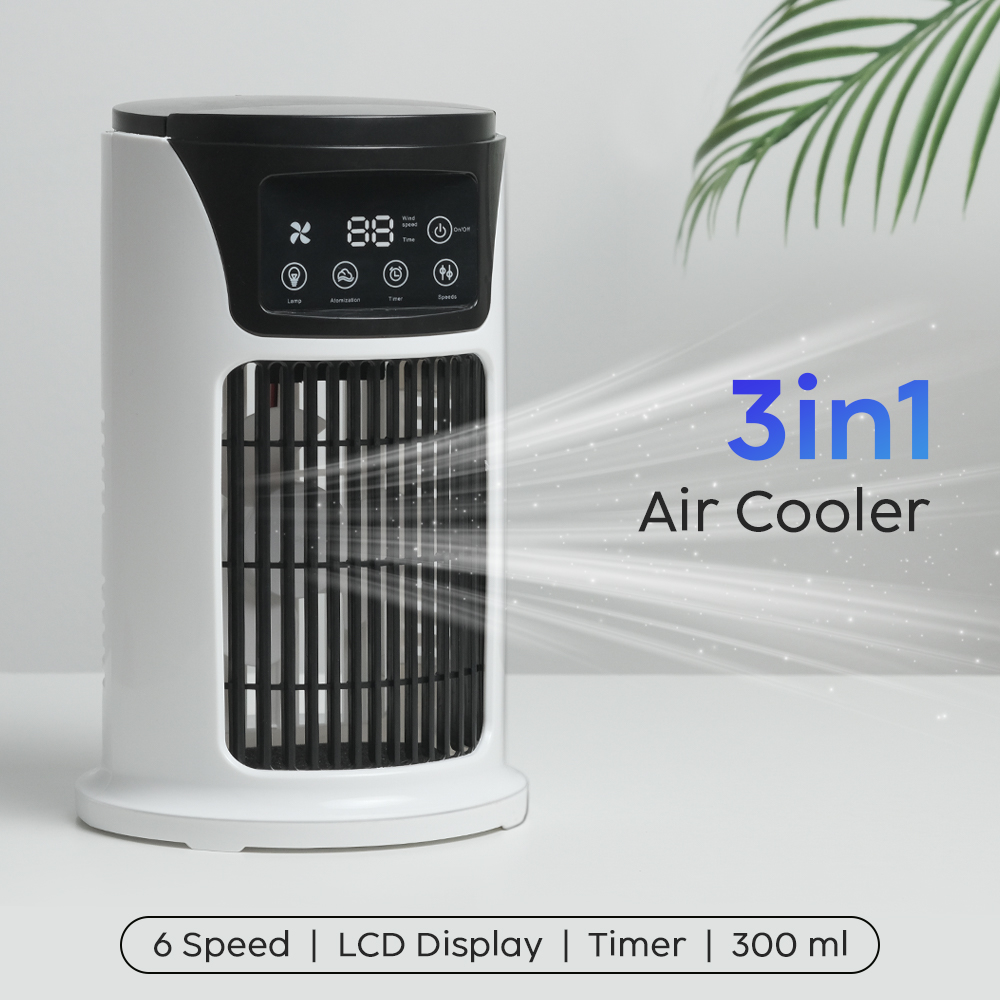 COMOPEZ Air Cooler Mini Fan AC 3in1 Kipas Penyejuk Ruangan 300ml - YY-01
