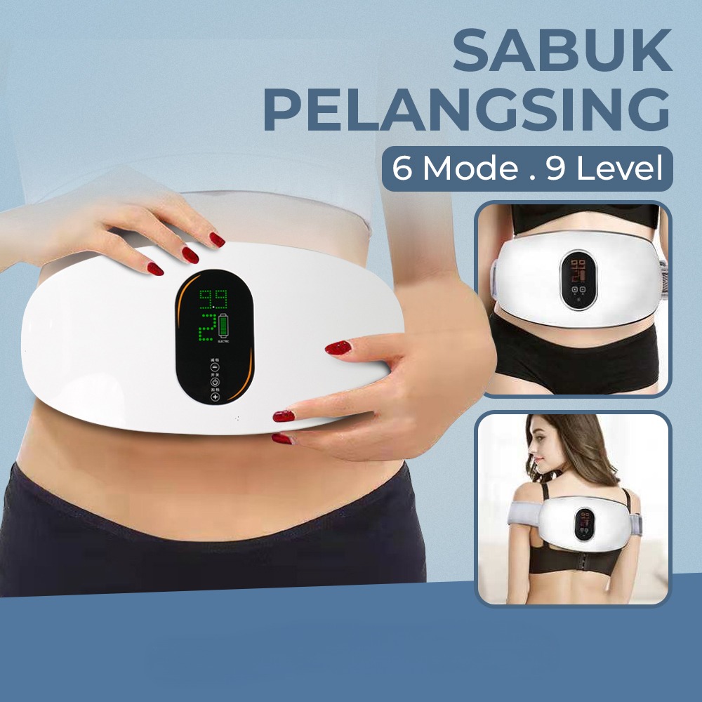 Nan Ji Ren Sabuk Pelangsing Perut EMS Hot Vibration USB 6 Mode - NRJ-719