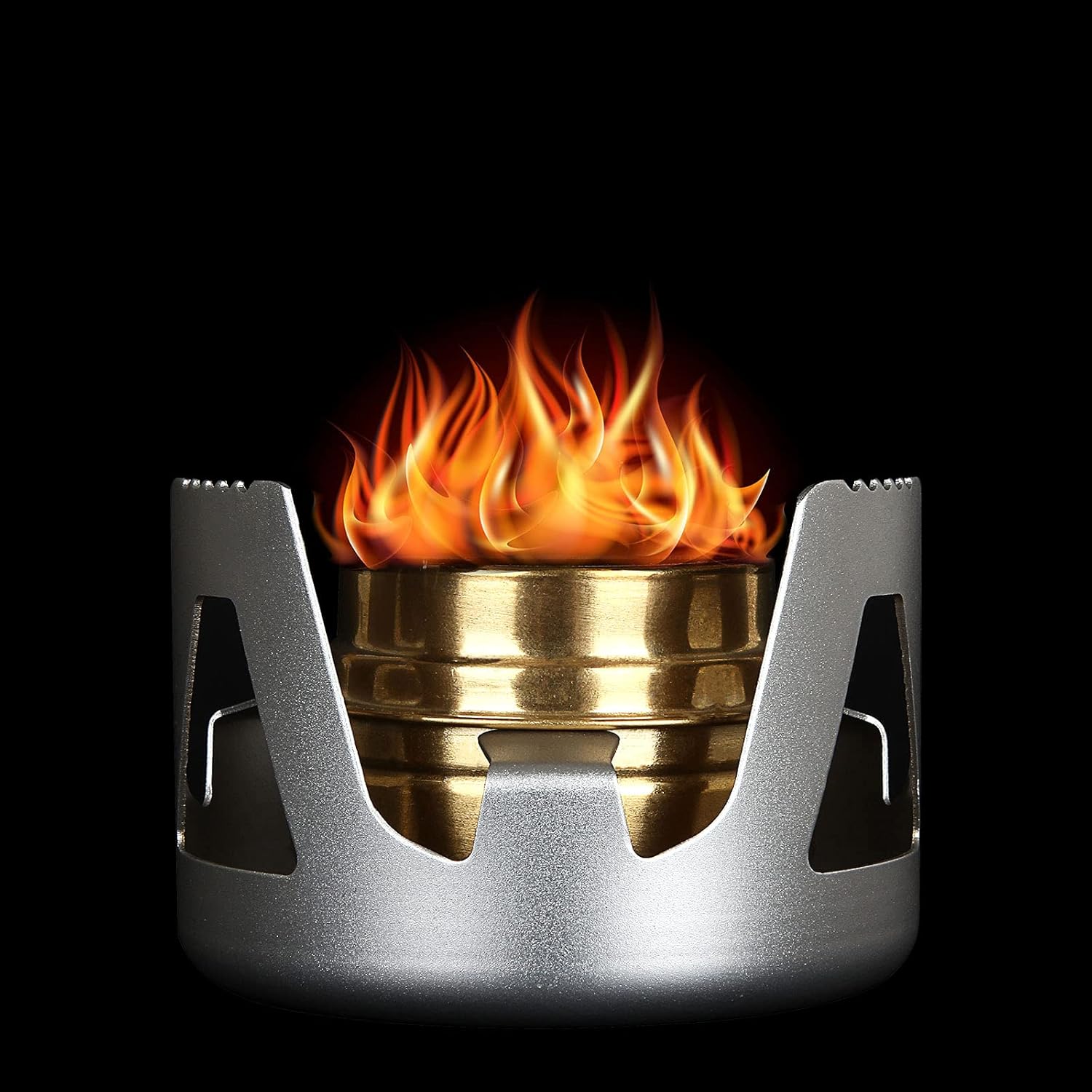ALOCS Kompor Portable Spiritus Ethanol Methanol Camping Stove - ALK01