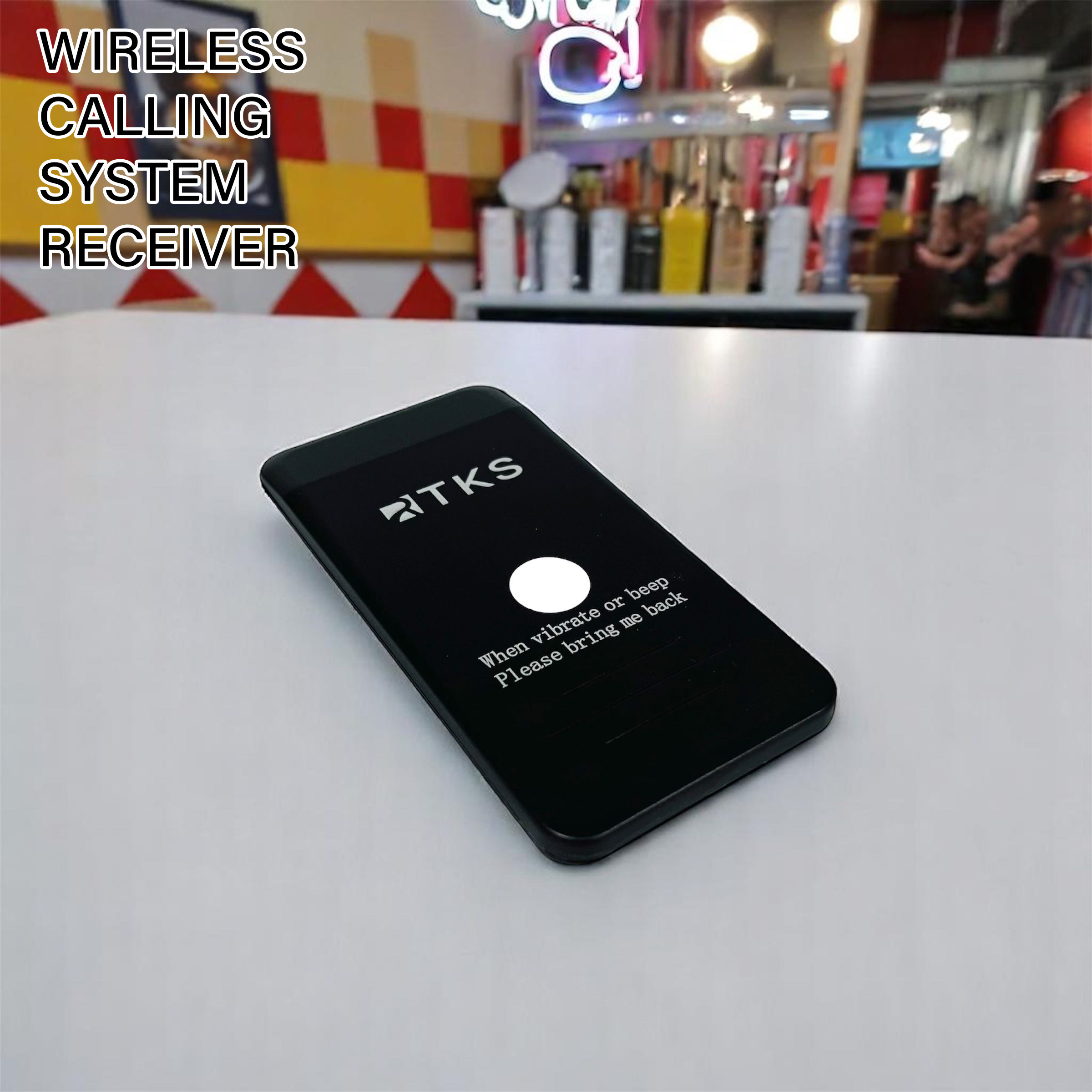 RTKS Wireless Calling System Receiver Pager Mesin Antrian 1 PCS - CTP301