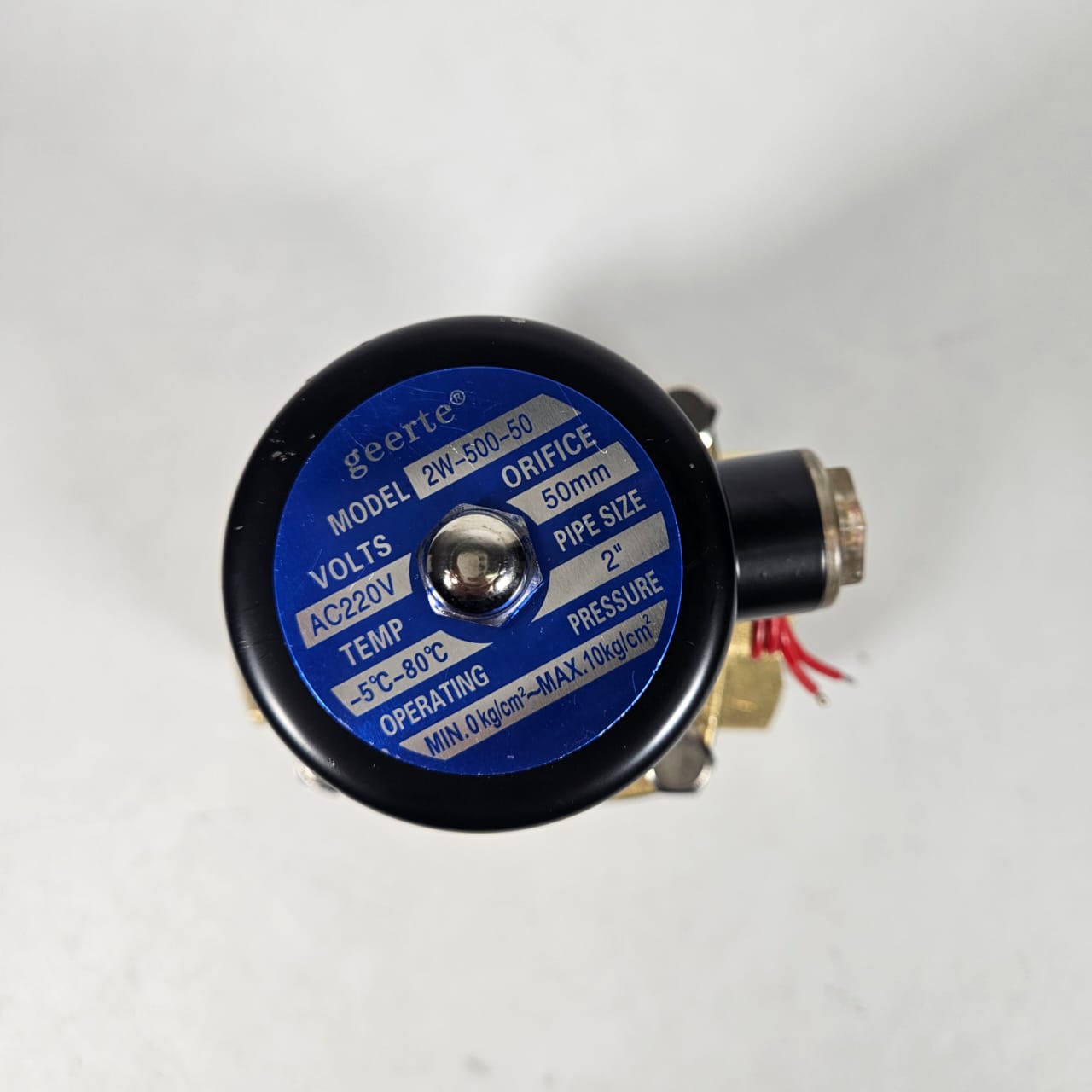 Geerte Water Solenoid Valve Normally Closed High 2 Inch - 2W-500-50