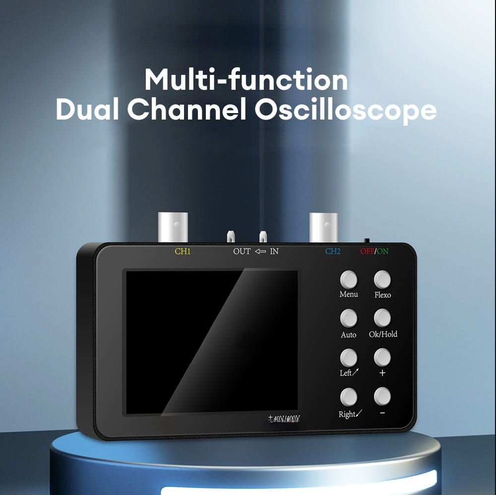 ENGINEER Oscilloscope Digital Dual Channel Lissajous Mode 3.2 Inch - SCO2