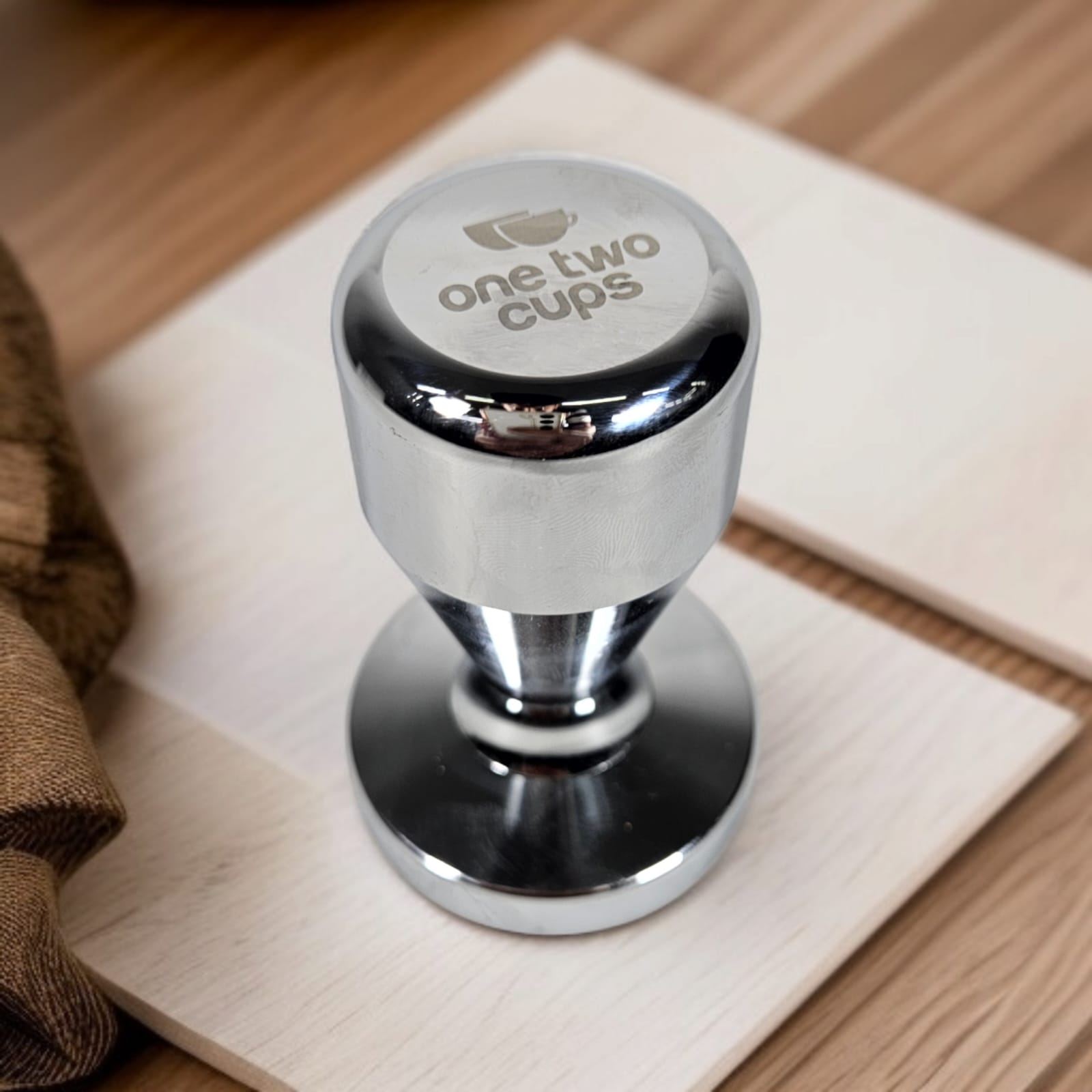One Two Cups Tamper Kopi Espresso Flat Stainless Steel 5cm - SS51