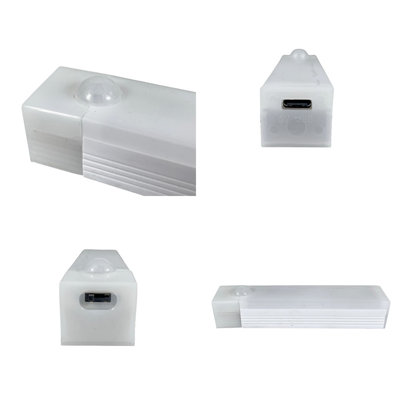CNP Lampu Tempel Lemari Mini Sensor PIR Cabinet Light Cool White USB - CN-100