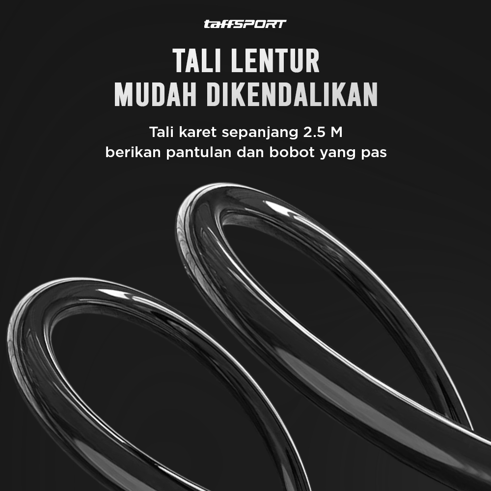TaffSPORT Tali Skipping Speed Jump Rope Bearing Non Slip Sports Weight - JR05