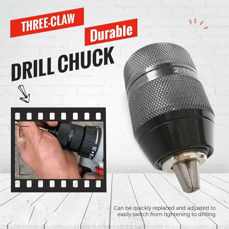 SAN OU Adaptor Bor Drill Chuck Keyless Chuck 0.8-10mm 3/8-24 UNF - XZ-10