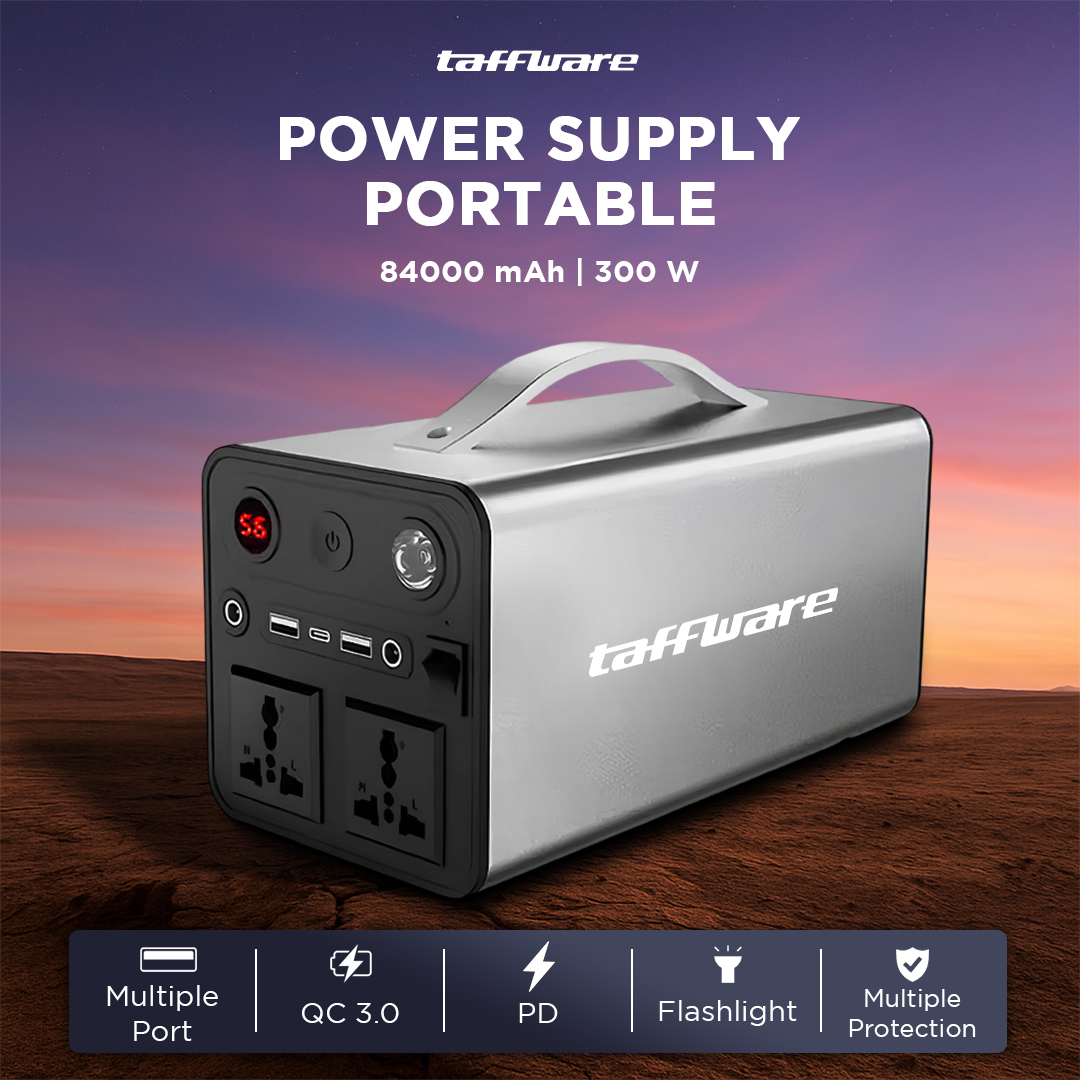 Taffware Power Supply Station Generator Portable 84000mAh 300W - OKD320A