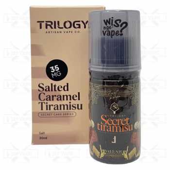 Secret Salted Caramel Tiramisu 30ml - Salt Nic Liquid by Trilogy Jvape
