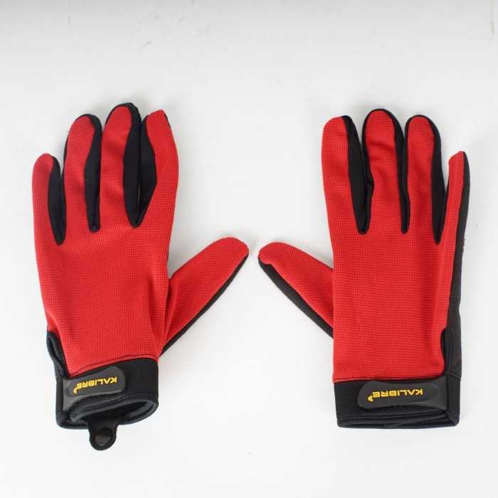 Jual Sarung Tangan Motor Kalibre 992262 Riding Gloves - Red