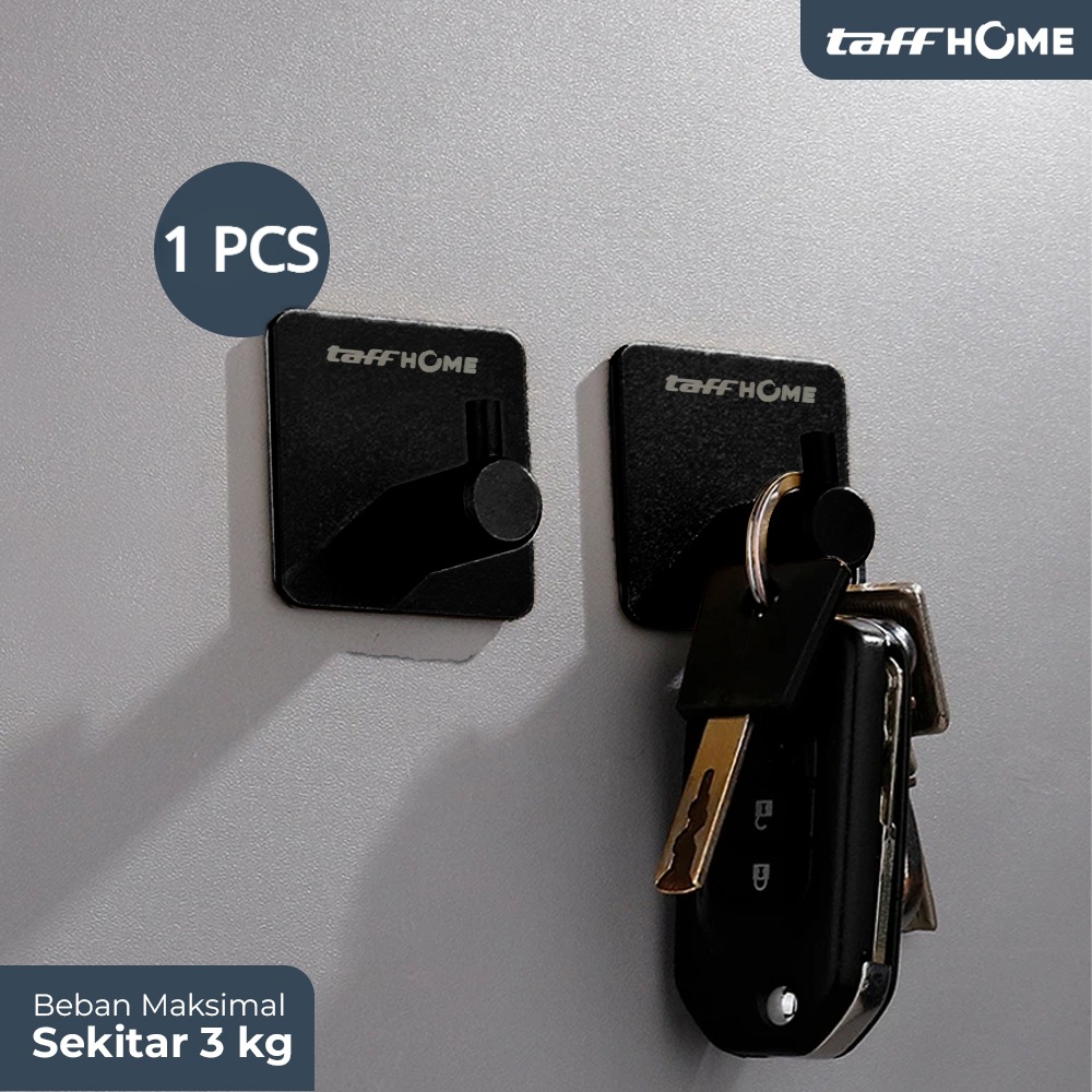 TaffHOME Gantungan Dinding Kapstok Hook Hanger Stainless Steel - H011A