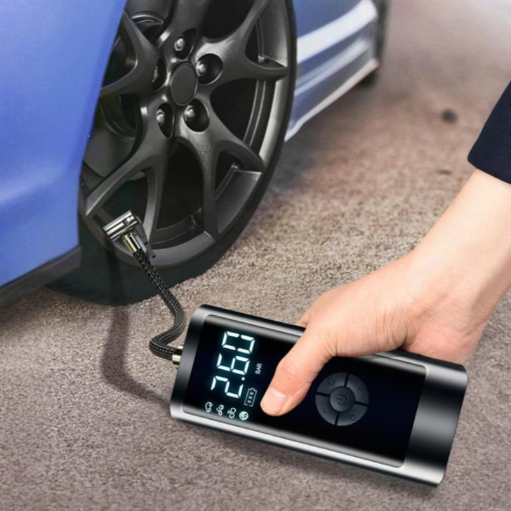 EAFC Pompa Ban Mobil Elektrik LCD Display Inflator Portable 4000mAh - PR-F1901