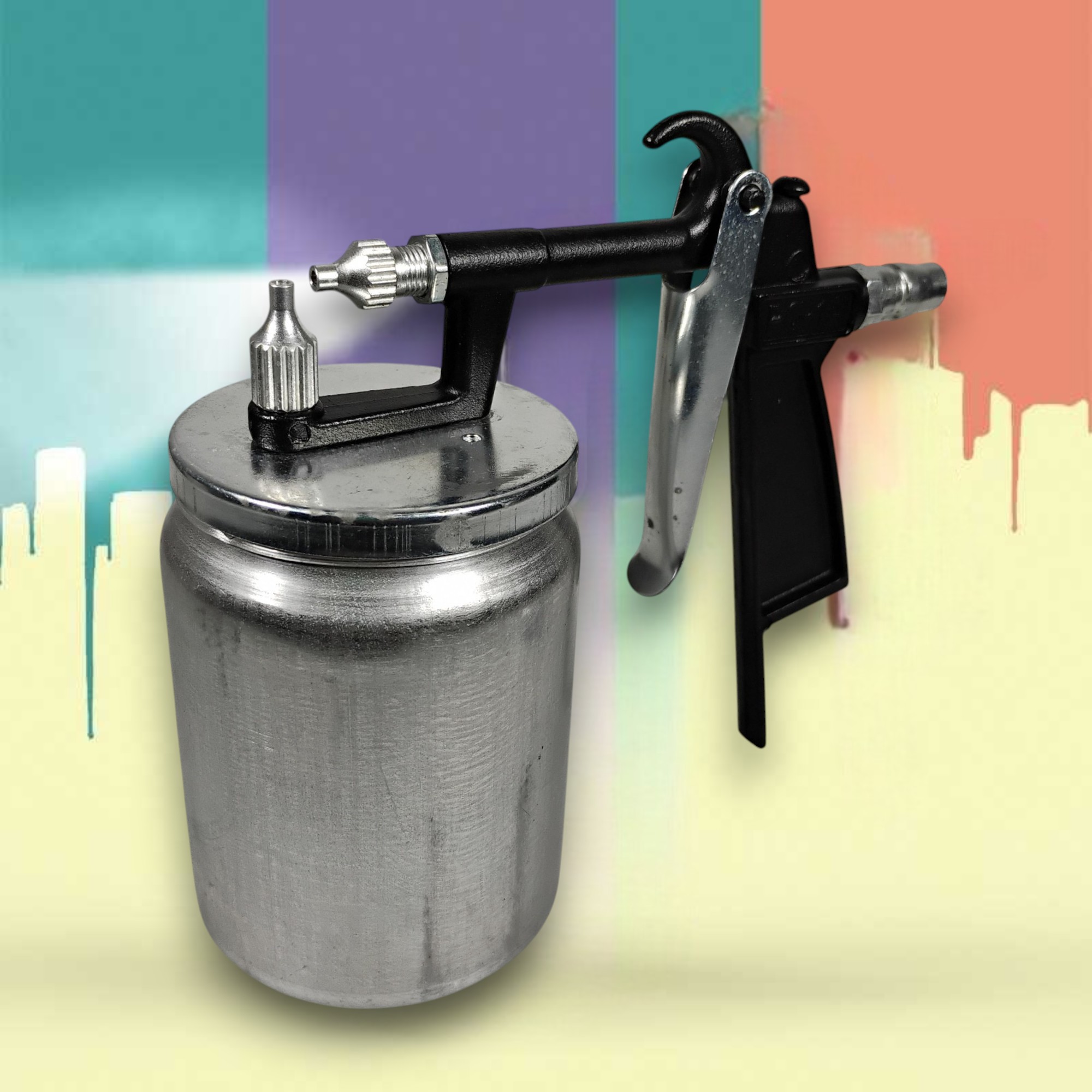 ARAMOX Semprotan Cat Paint Spray Gun 2.0mm Nozzle 500ml - PQ-1