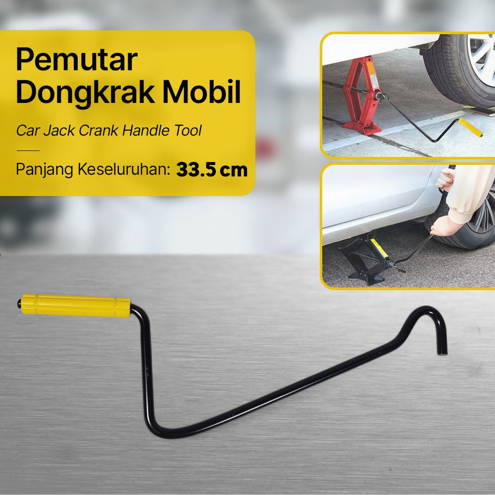 Homyl Pemutar Dongkrak Mobil Car Jack Crank Handle Tool - HL-38