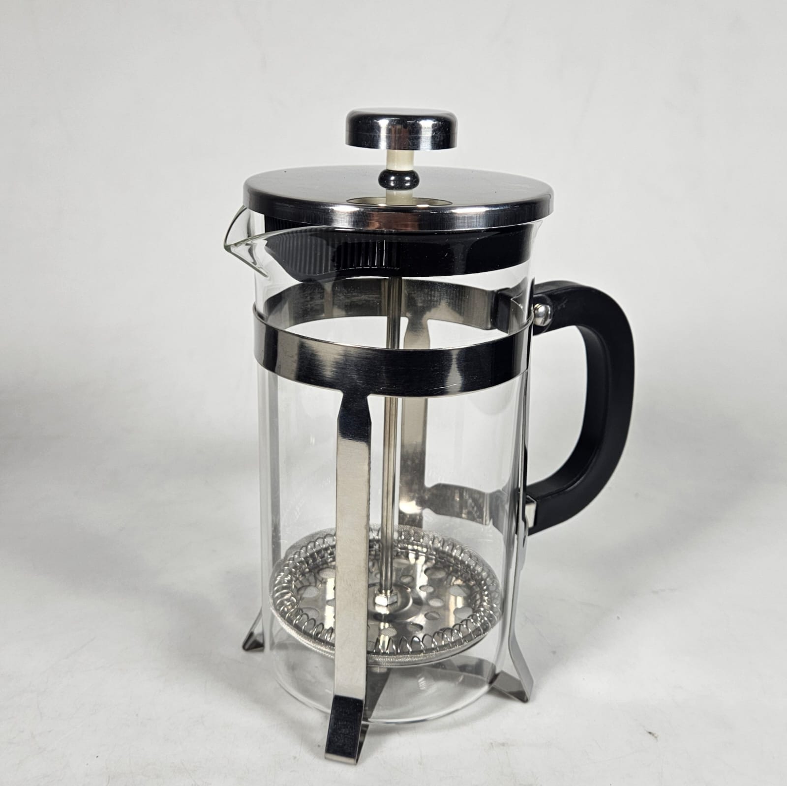 GLASS CAFETIERE Glass Kettle French Press Coffee Tea Maker Pot 600ml - YL01