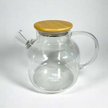 One Two Cups Teko Pitcher Kaca Borosilikat Tahan Panas Water Jug 1.1L - TP-760