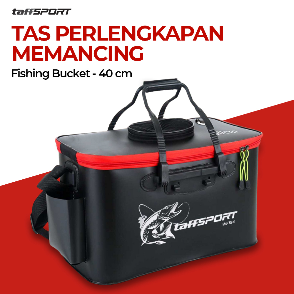 TaffSPORT Tas Perlengkapan Memancing Fishing Bucket 40CM - WF124